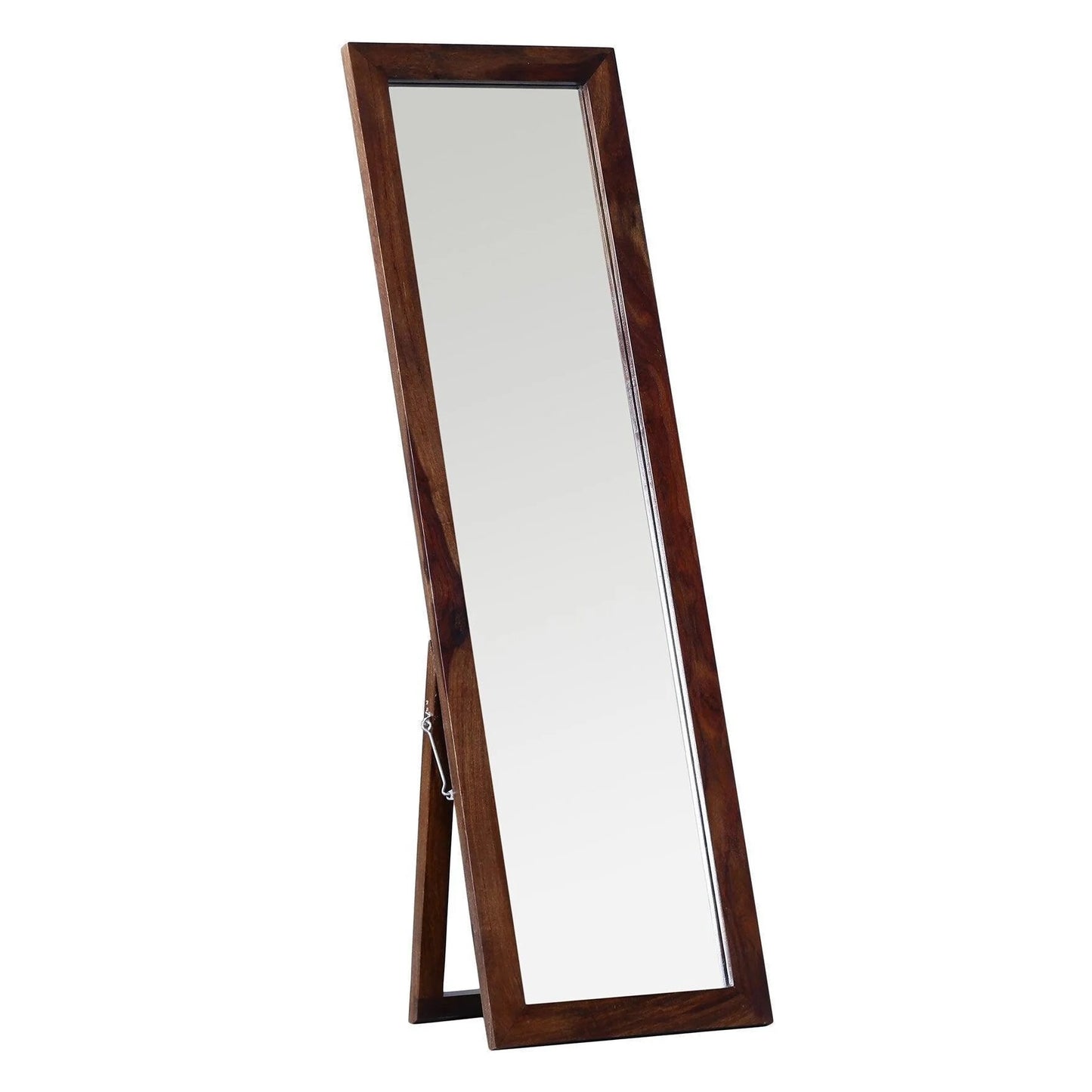 Solid Sheesham Wood Floor Standing Mirror