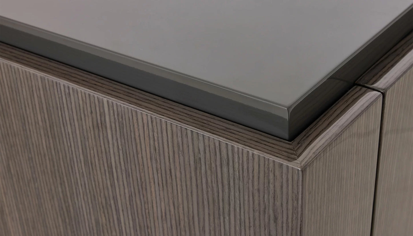 Solid Wood Sideboard Cabinet with Drawers for Living Room