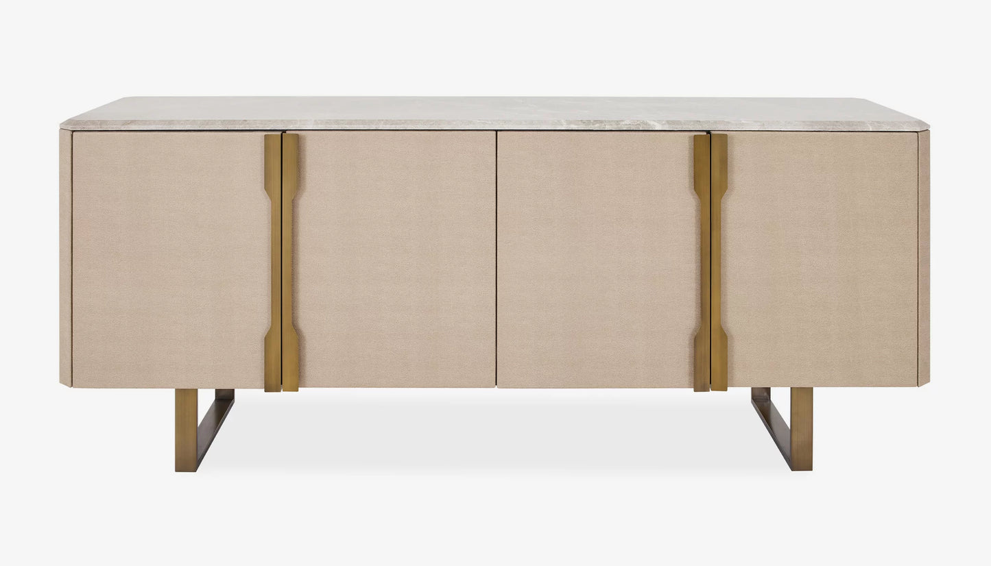 Wooden Sideboard Cabinet with Drawers for Living Room