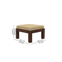 Solid Sheesham Wood  Coffee Table with 4 Stools for Living Room