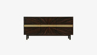 Wooden Sideboard Cabinet with Drawers for Living Storage