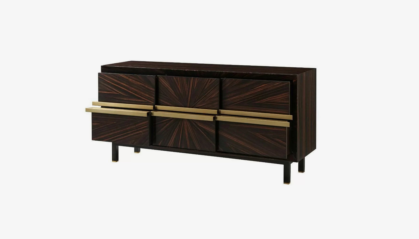 Wooden Sideboard Cabinet with Drawers for Living Storage