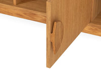 Solid Wood TV Unit for Entertaiment Space in Natural Oak Finish
