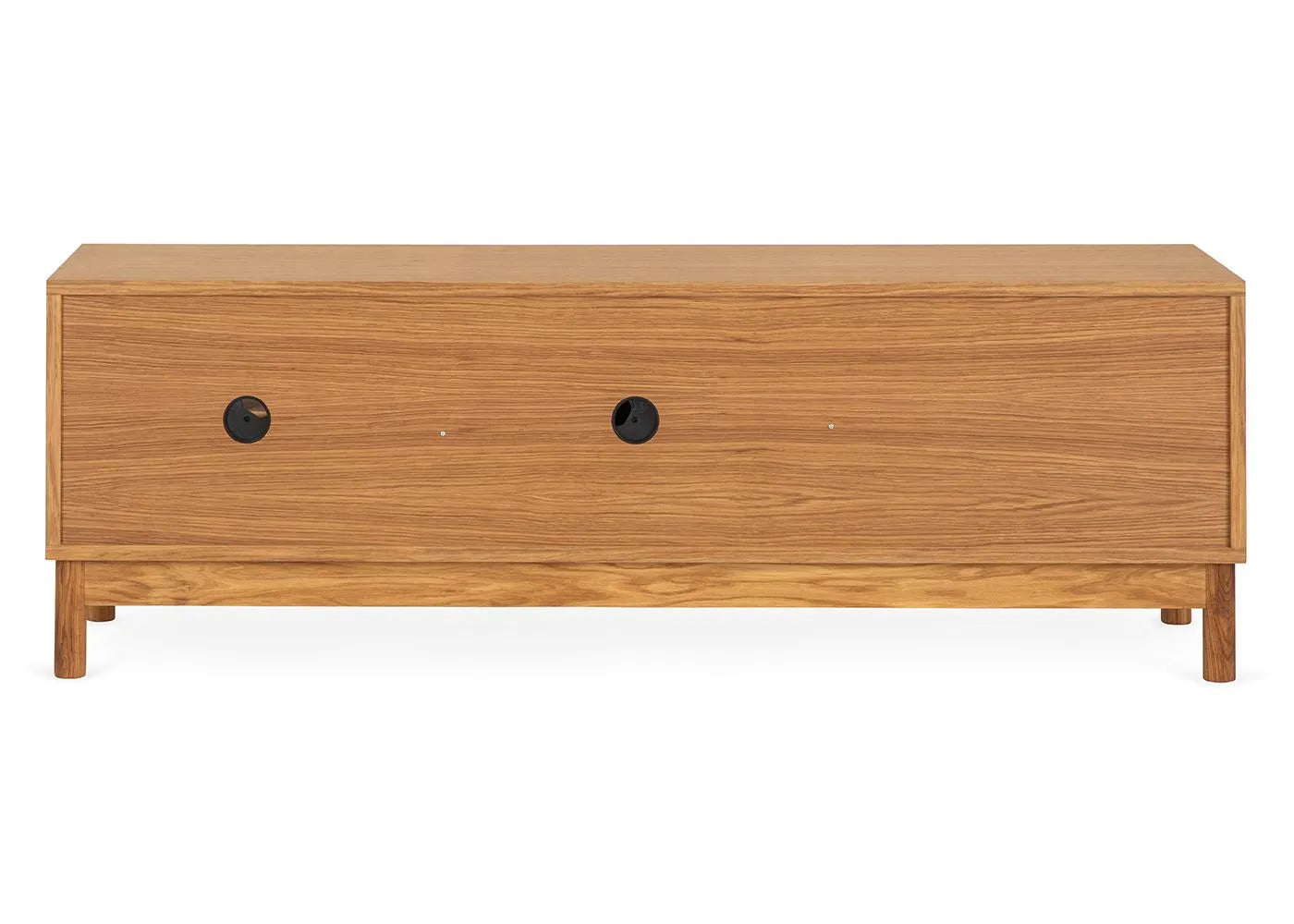 Solid Wood TV Unit for Entertaiment Space in Natural Oak Finish