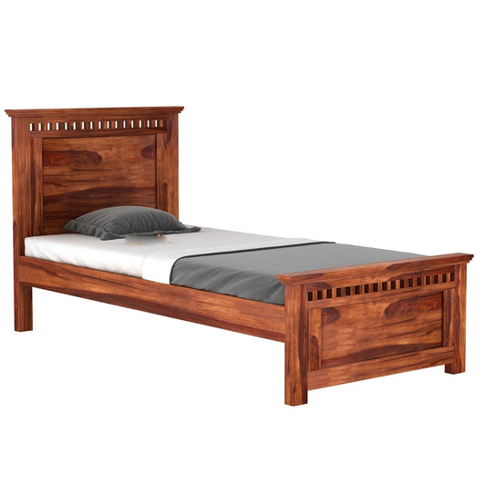 Wooden Single Size Bed without Storage