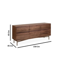 Wooden Sideboard Cabinet with Drawer Storage for Living Room