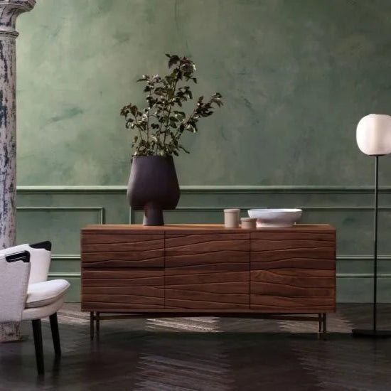 Wooden Sideboard Cabinet with Drawer Storage for Living Room