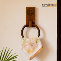 Wooden Towel Ring Holder