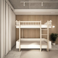 Wooden Bunk Bed for a Modern Kids' Room